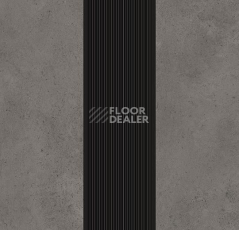 Линолеум Forbo Sarlon Complete Step 637299 cement medium grey, nose black.jpg фото 1 | FLOORDEALER